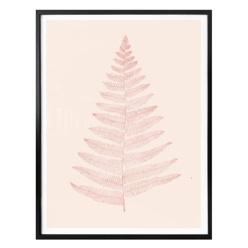 Póster Kubistika - Amor en rojo
