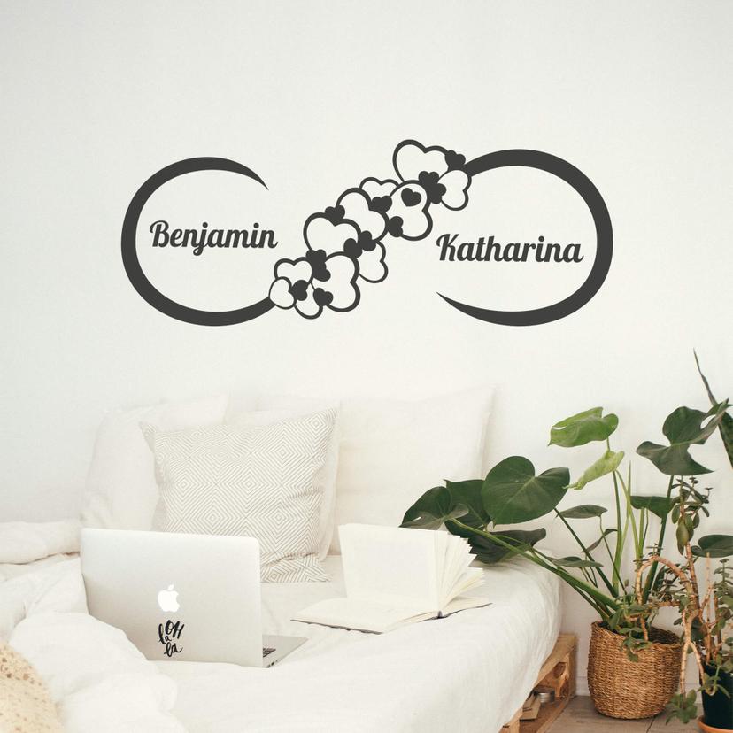 Wallsticker -  + Navn - Endless Love