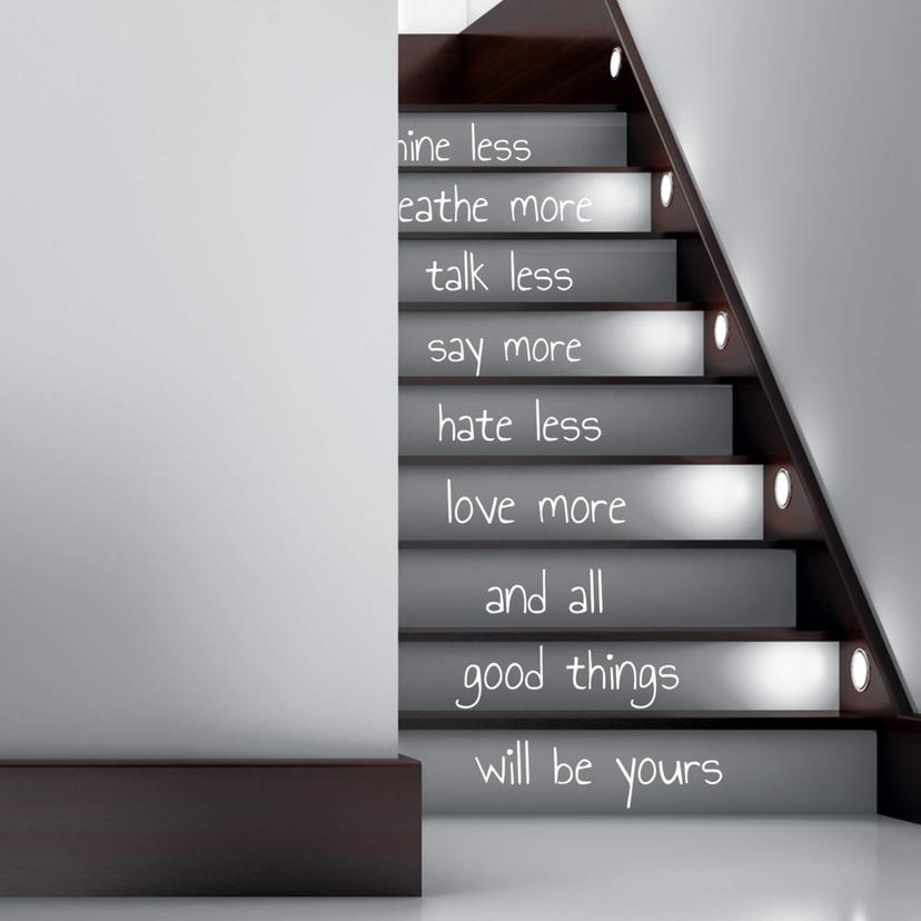 Adesivo per scale All good things...