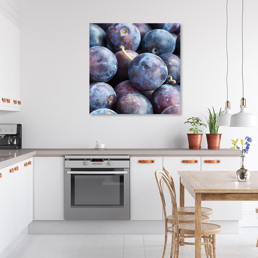 Stampe su tela, frutta prugna
