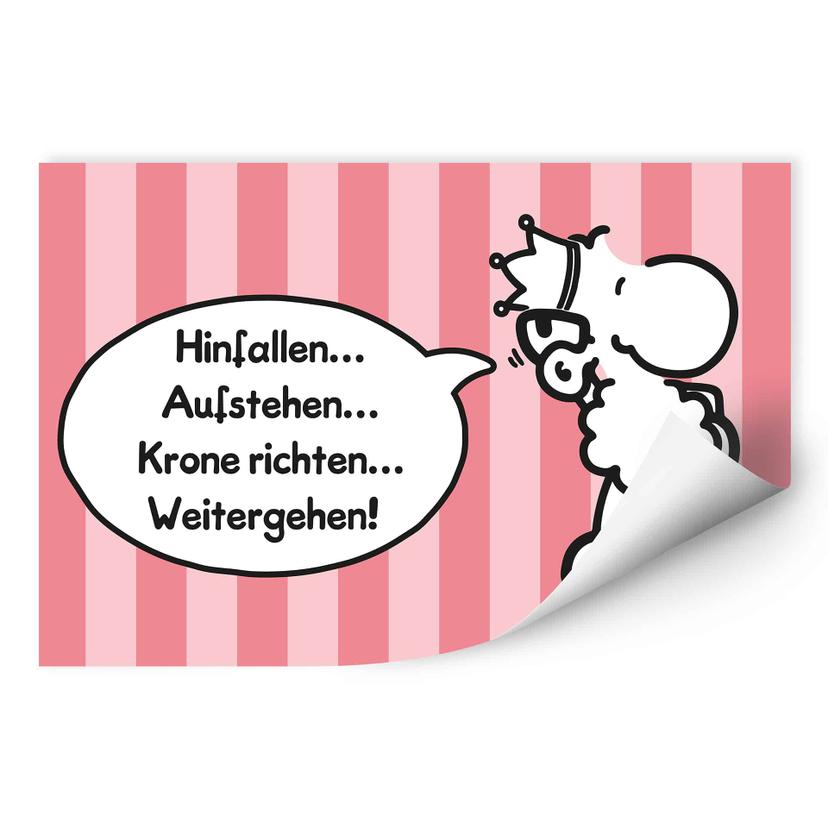 Wallprint W - sheepworld Worthelden Krone richten