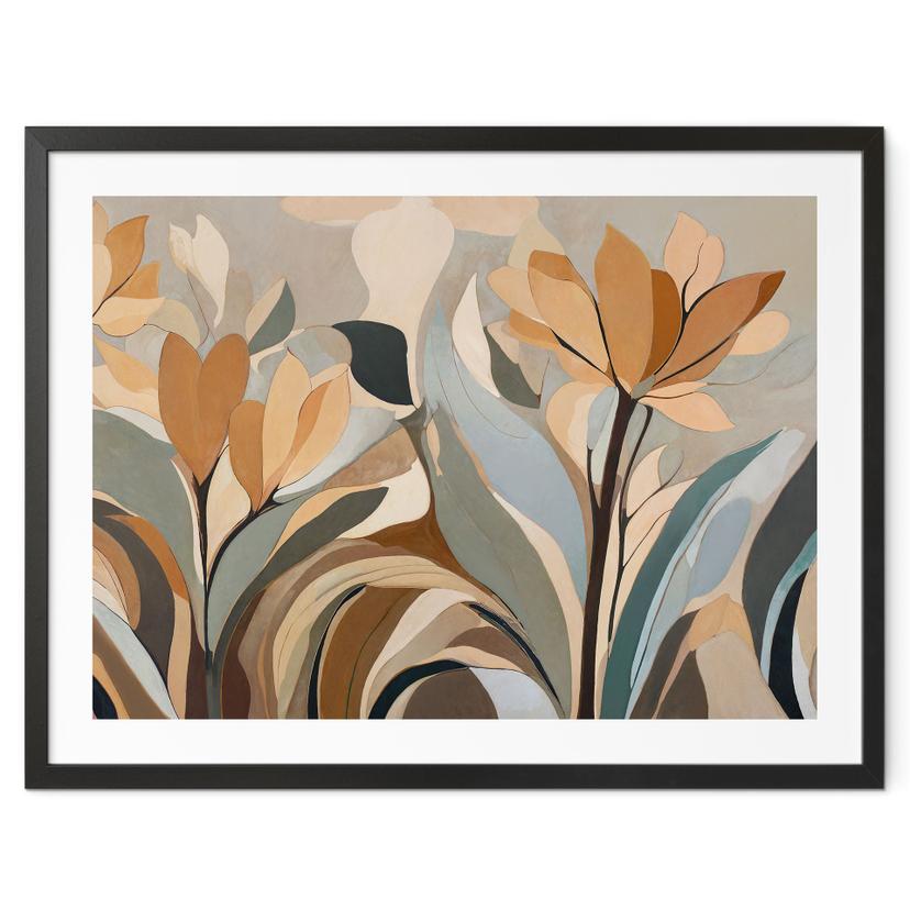 Poster Emil's Bloom - Abstrakte Blumen - Sir Edward x Grigory Gladarev