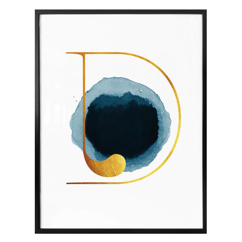 Affiche - Le D doré