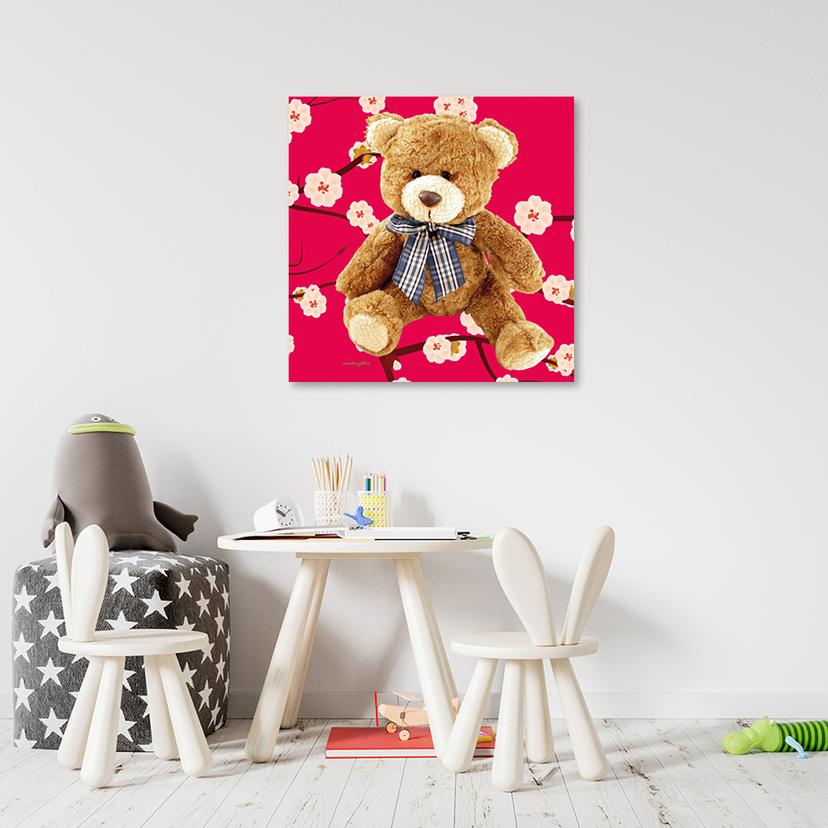 Stampe su tela, Orso di peluche