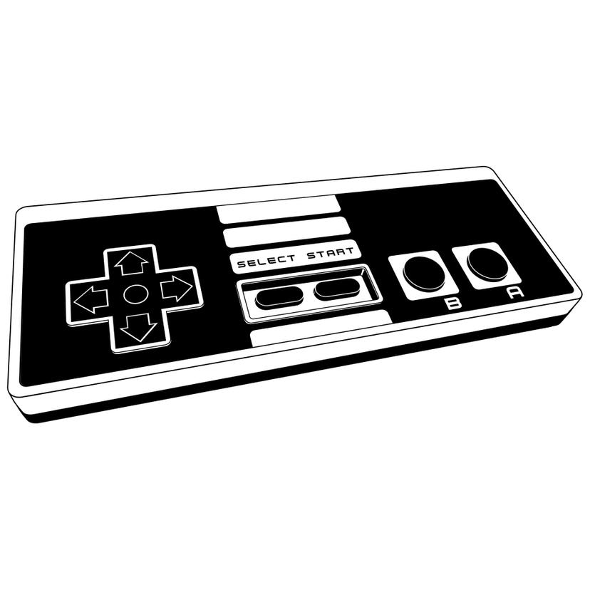 Sticker mural - Joystick 01