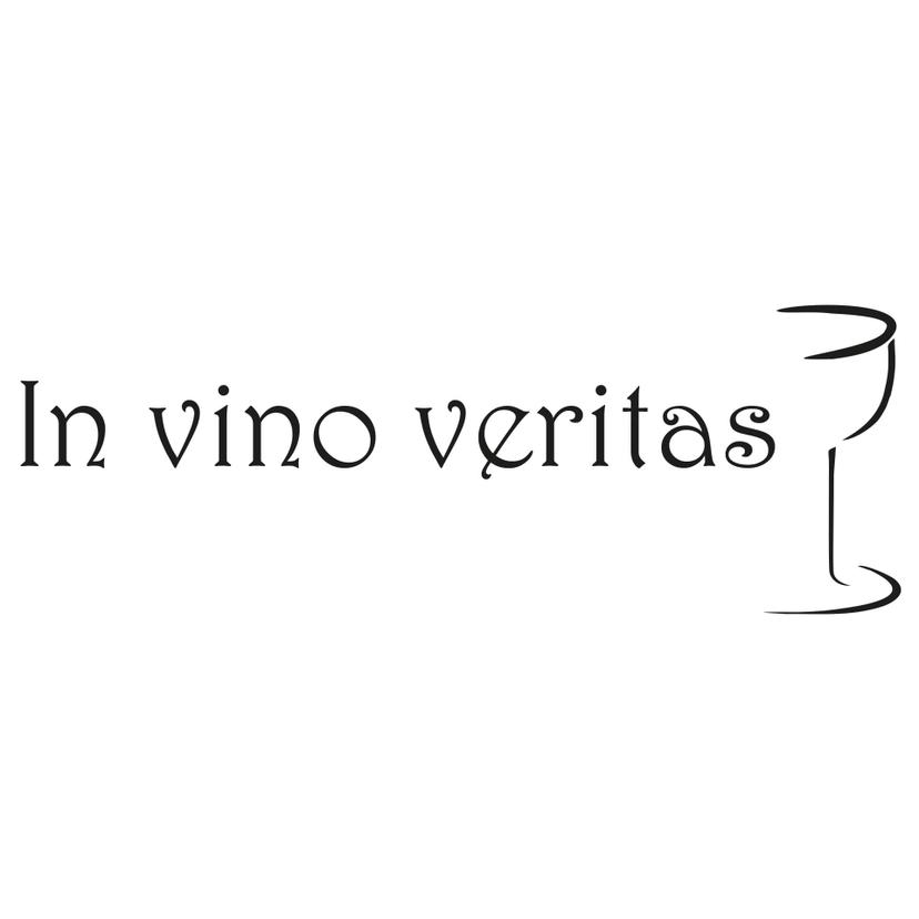 Adesivo murale - In vino veritas