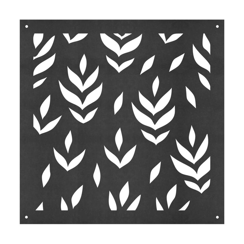 Divisorio, divisorio con foglie floreali - MDF