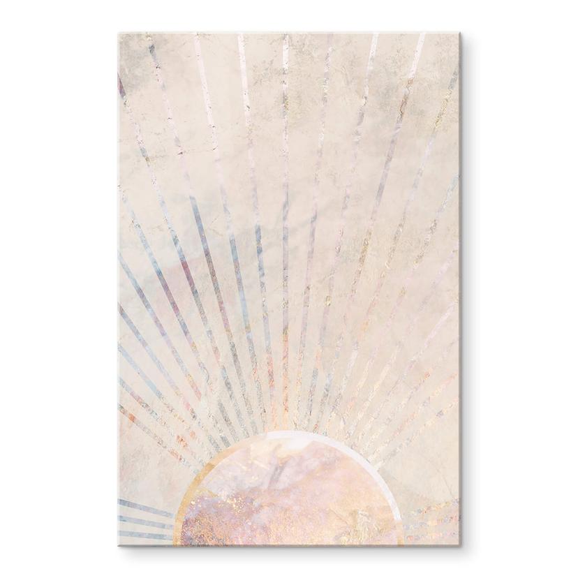 Tableau sur verre acrylique Manovski - Rayons de soleil matinaux