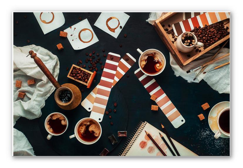 Wanddecoratie Belenko – Shades of coffee