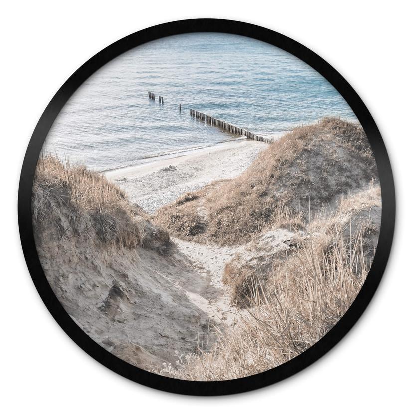 Póster Experiencia en la naturaleza en las pintorescas dunas del Mar Báltico - Redondo