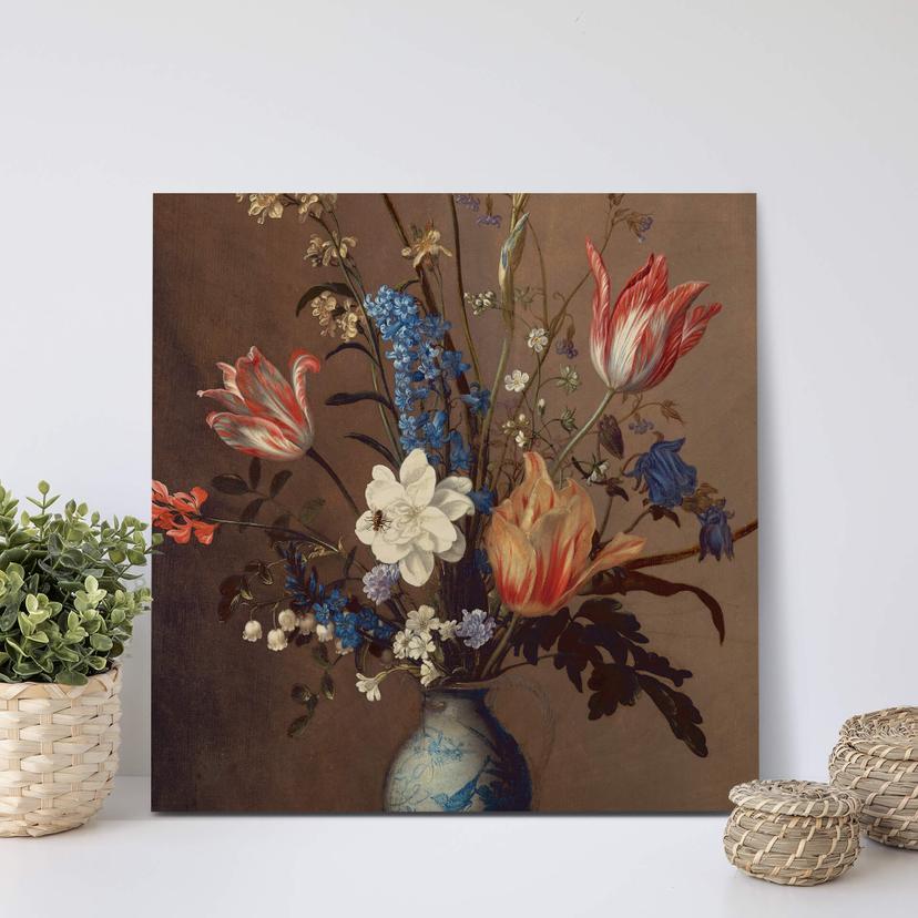 Stampa su legno Van der Ast - Fiori