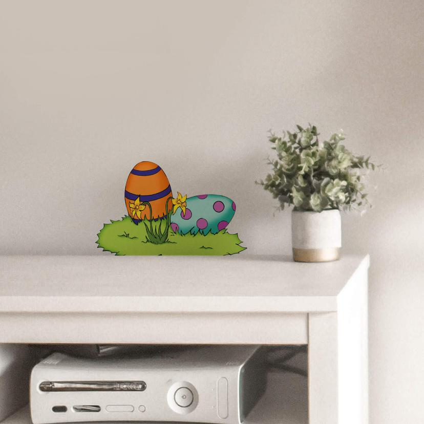 Sticker mural - Oeufs de Pâques
