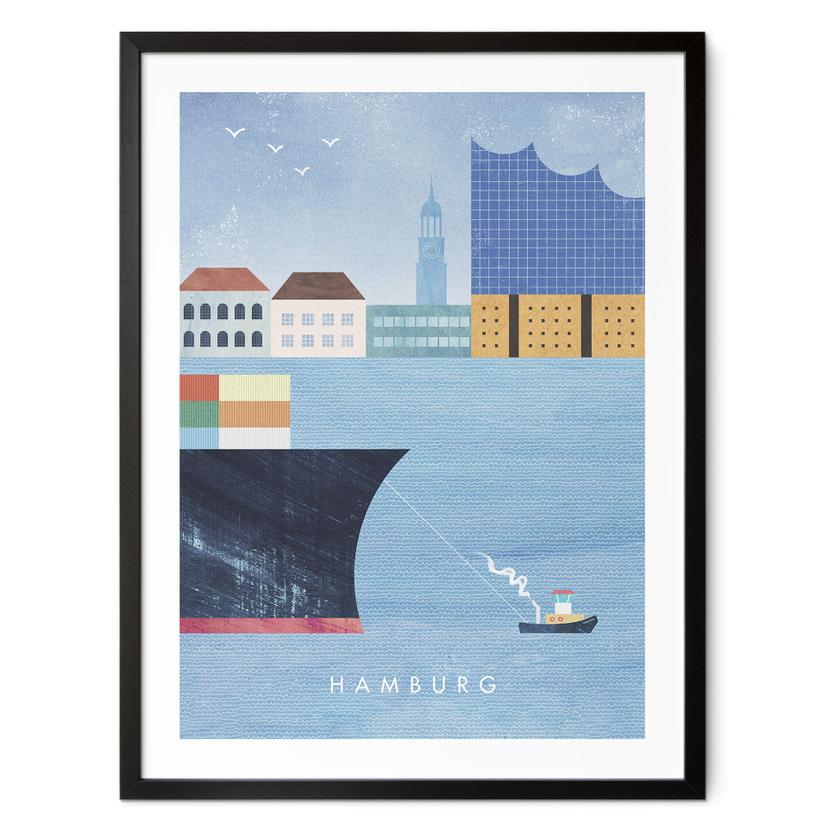 Plakat Rivers - Hamburg