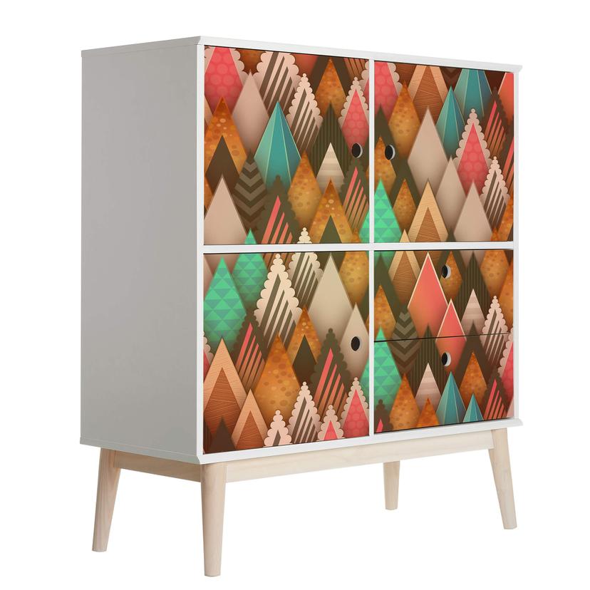 Pellicole per mobili, pellicole decorative - cancellabili - Foresta moderna