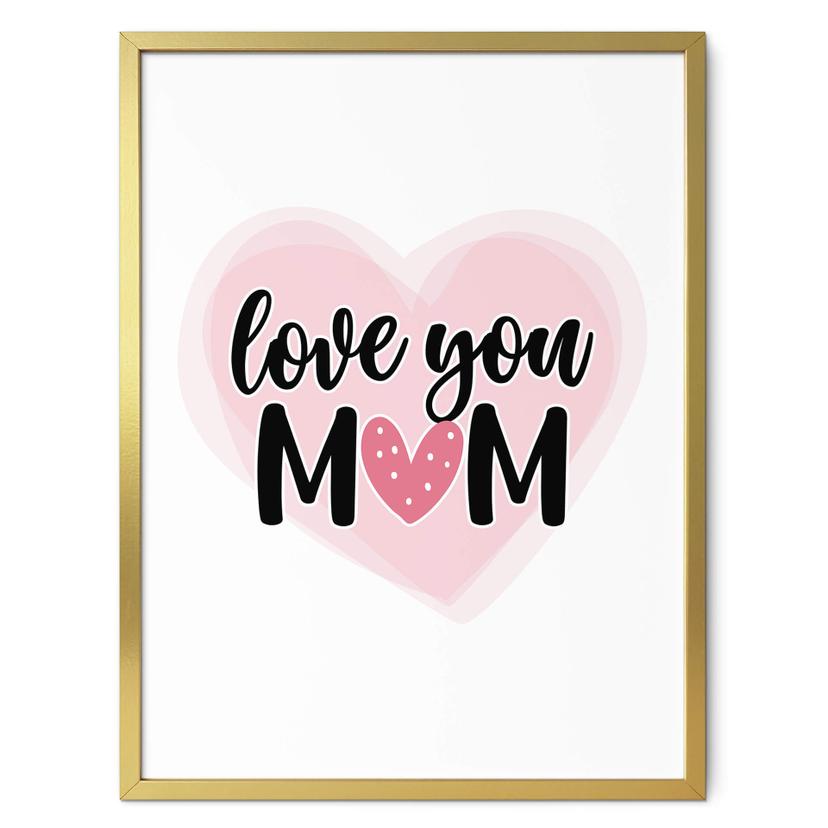 Póster Te quiero mamá