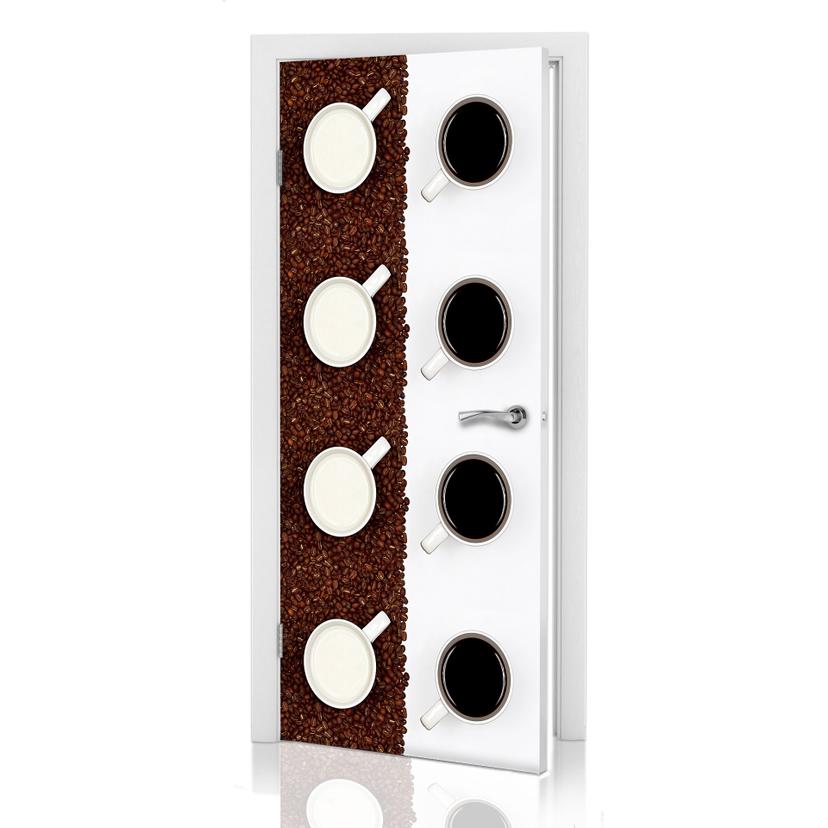 Lavsen puerta de diseño - Blanco Espresso 91x200 cm