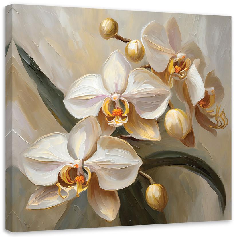 Canvasbillede, Orkideer AI