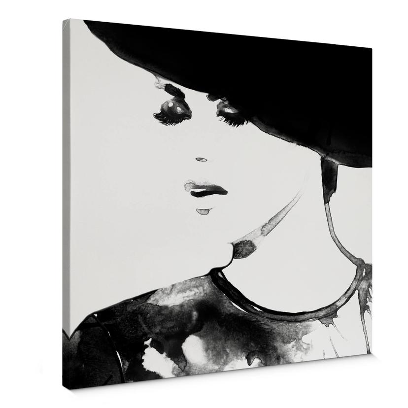 Tableau sur toile Fashion Victim - Carré