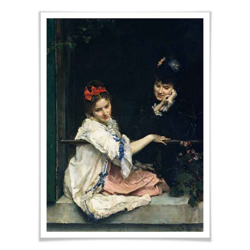 Poster Garreta - Ragazze alla finestra