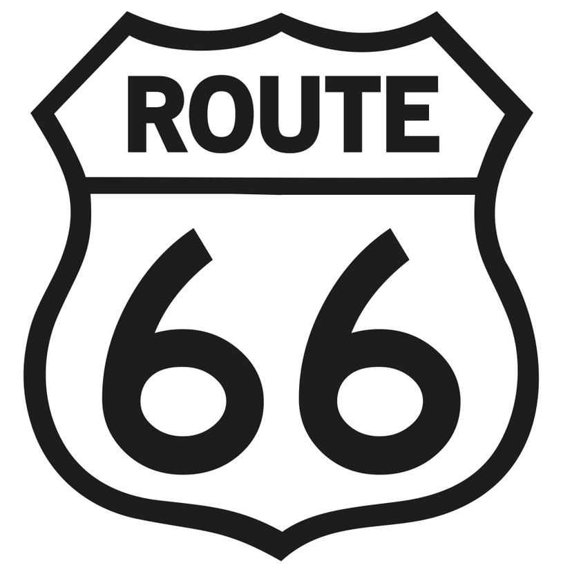 Adesivo murale - Route 66