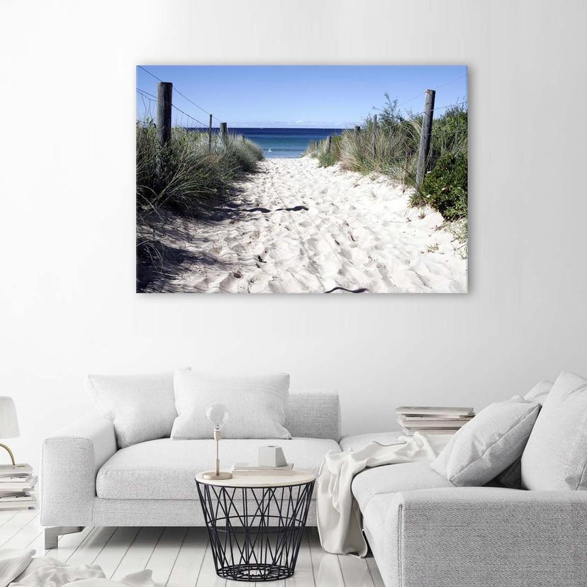Stampe su tela, Paesaggio di dune sulla spiaggia