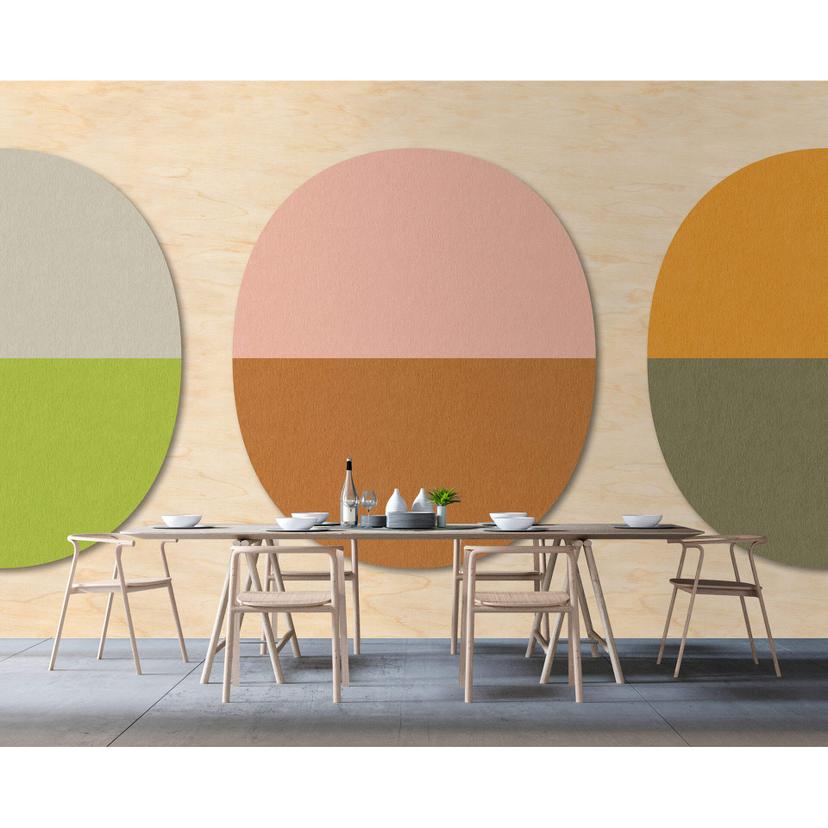 Livingwalls Fototapet Walls by Patel 2 split ovals 1