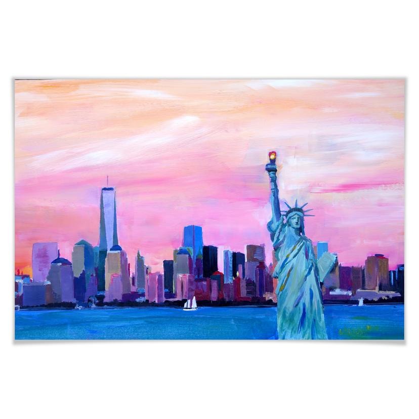Poster - Bleichner - Manhattan Skyline