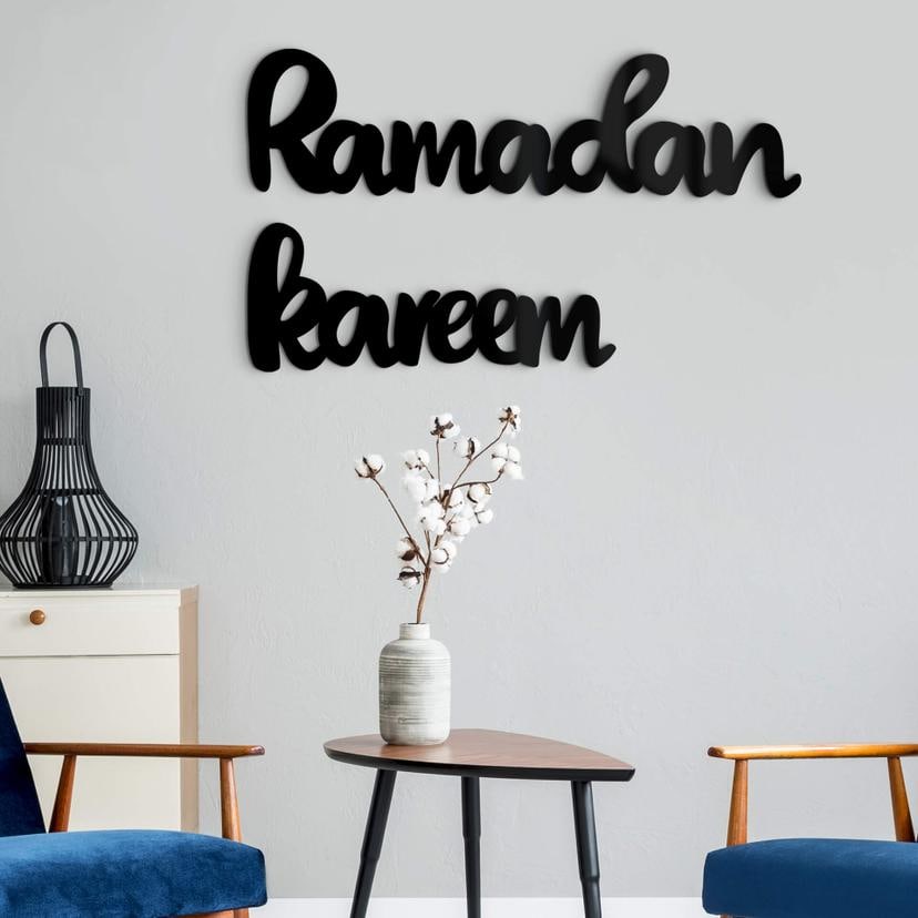 Decoración acrílica Ramadán Kareem