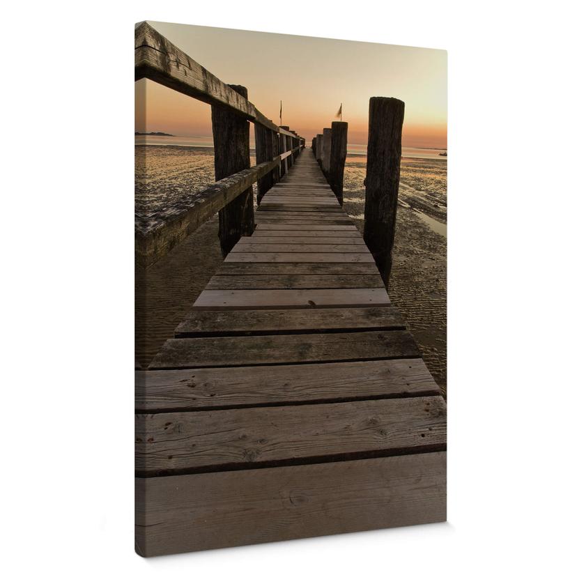 Tableau sur toile Ponton