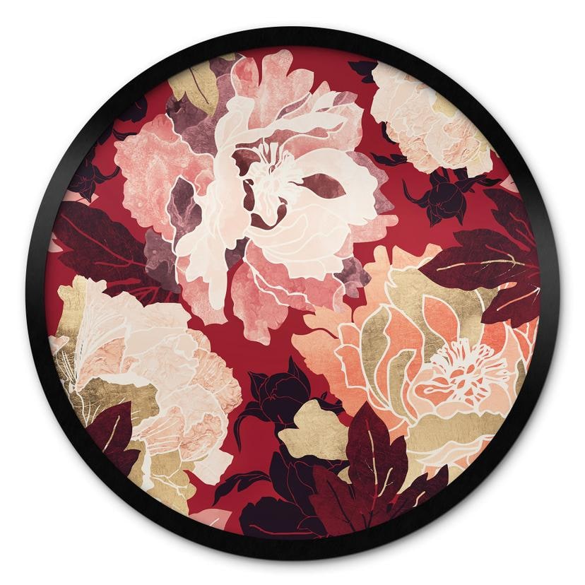 Plakat Pæoner med store blomster - SpaceFrog Designs