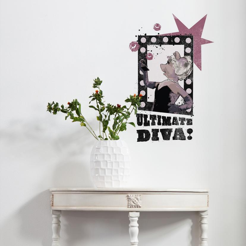 Adesivo murale – Ultimate Diva – Miss Piggy
