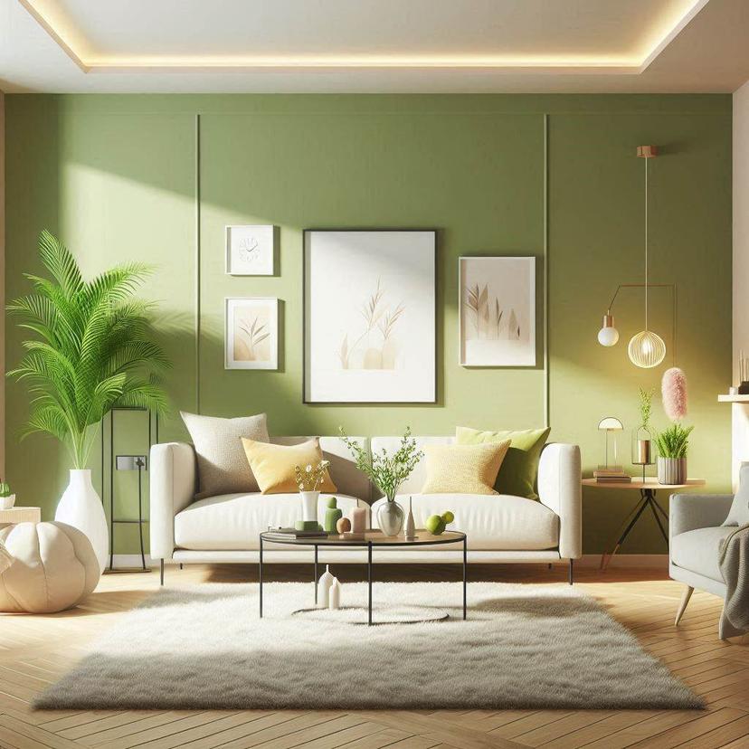 Grün Wandfarbe seidenmatt I Green Grape | Raumharmonie schaffend | THE COLOR KITCHEN