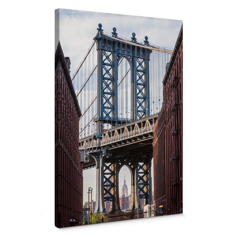 Canvasbillede - Colombo - Brooklyn Bridge