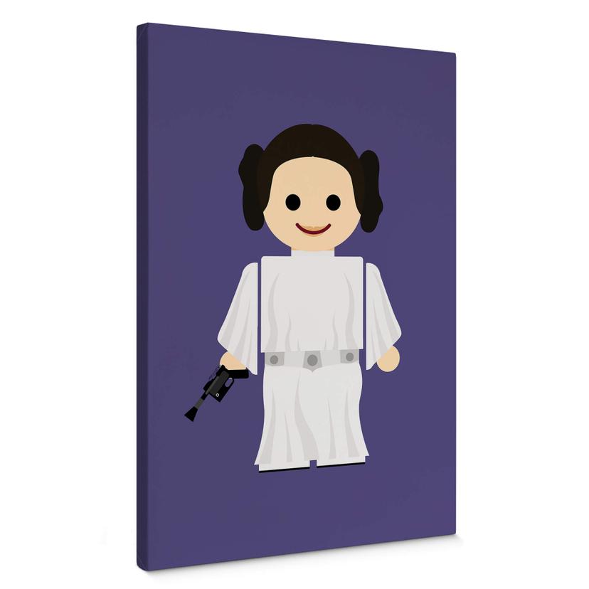 Lienzo Gomes - Juguete Princesa Leia