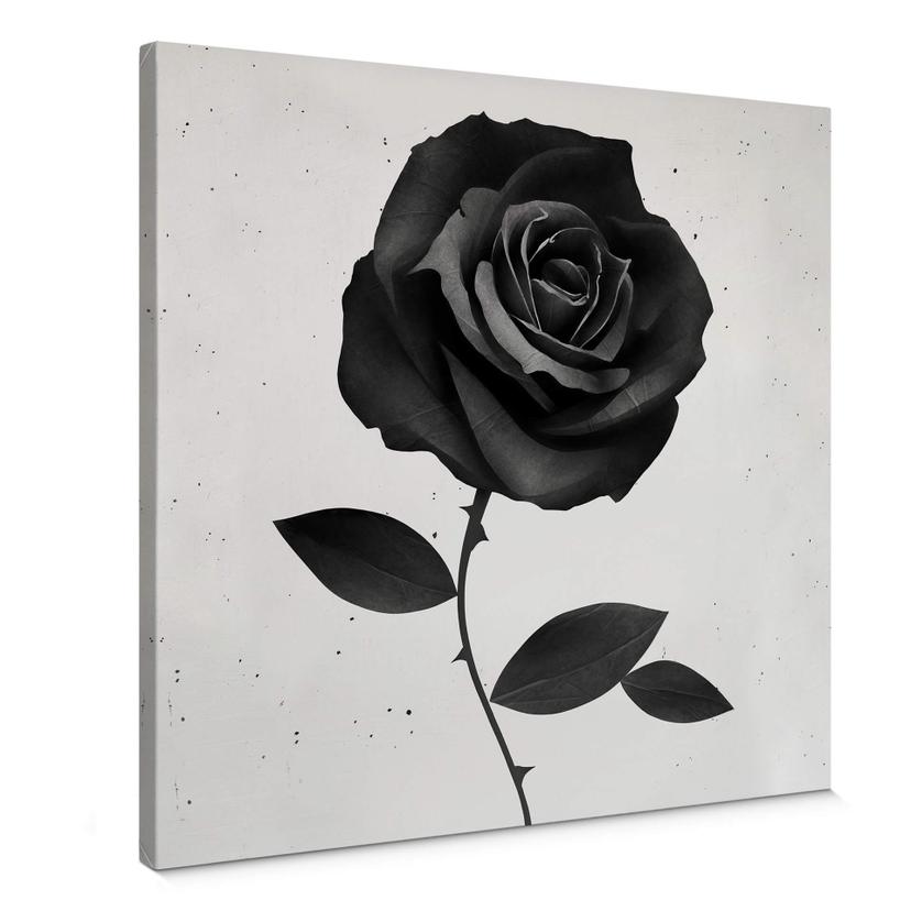 Canvasbillede - Ireland - Fabric Rose