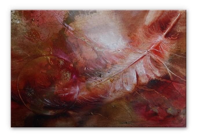 Alu-Dibond Schmucker – Feather and Glass