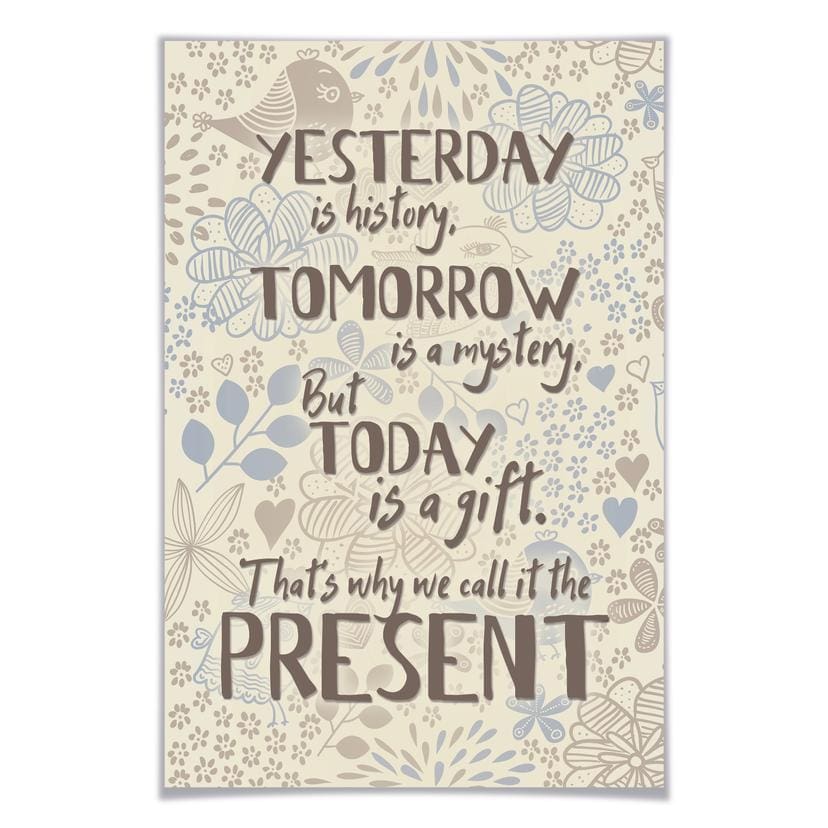 Poster - Yesterday is history