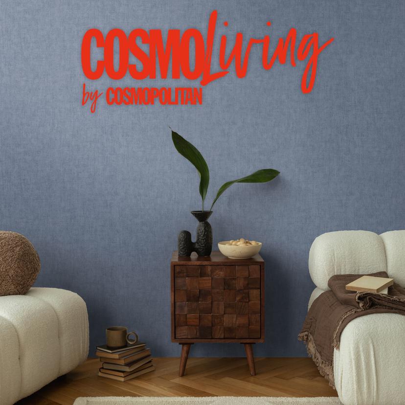 COSMOPOLITAN Ikke-vævet tapet blå - moderne designertapet til soveværelser