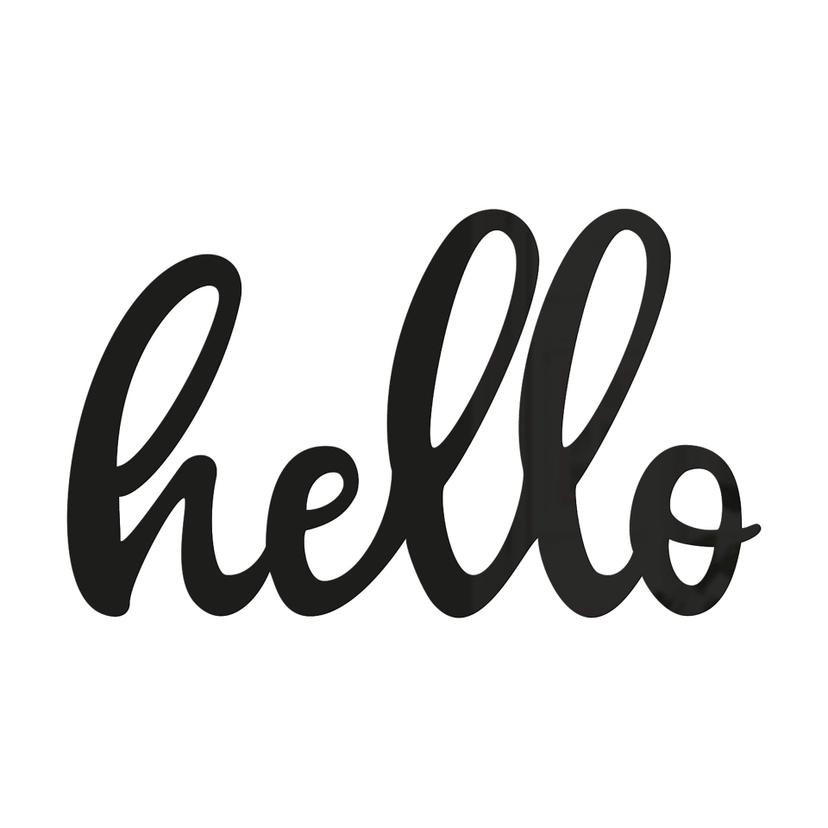 Dekorativa bokstäver Hello - akrylbokstäver