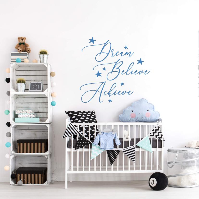 Adesivo murale - Dream Believe Achieve