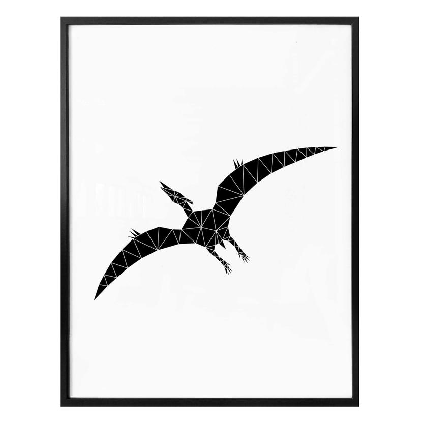 Plakat - Nouveauprints - Geometric Dinosaur Pterodactylus