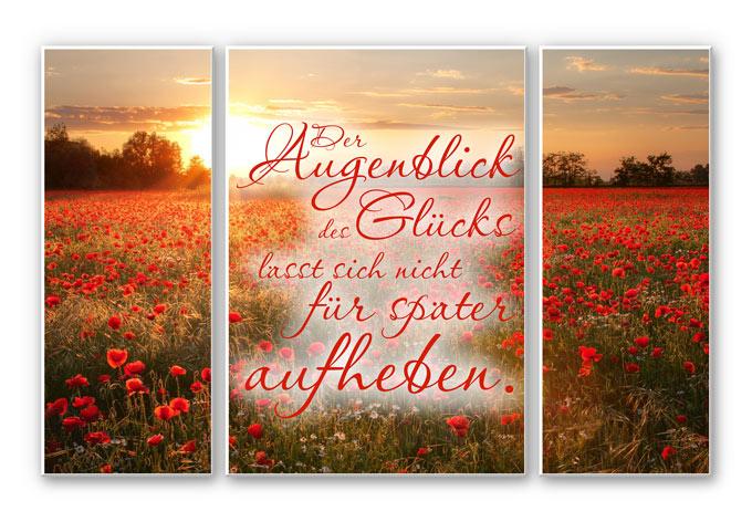 Tableau Forex - Le moment de bonheur (tryptique)