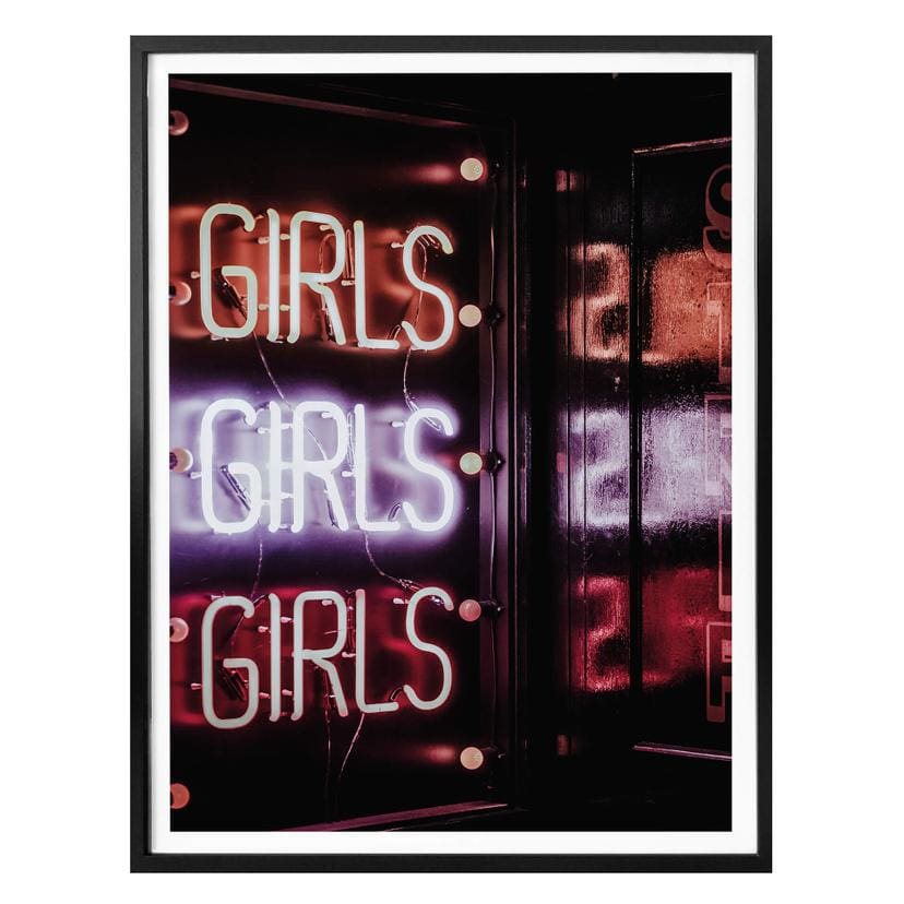 Póster - Girls Girls Girls