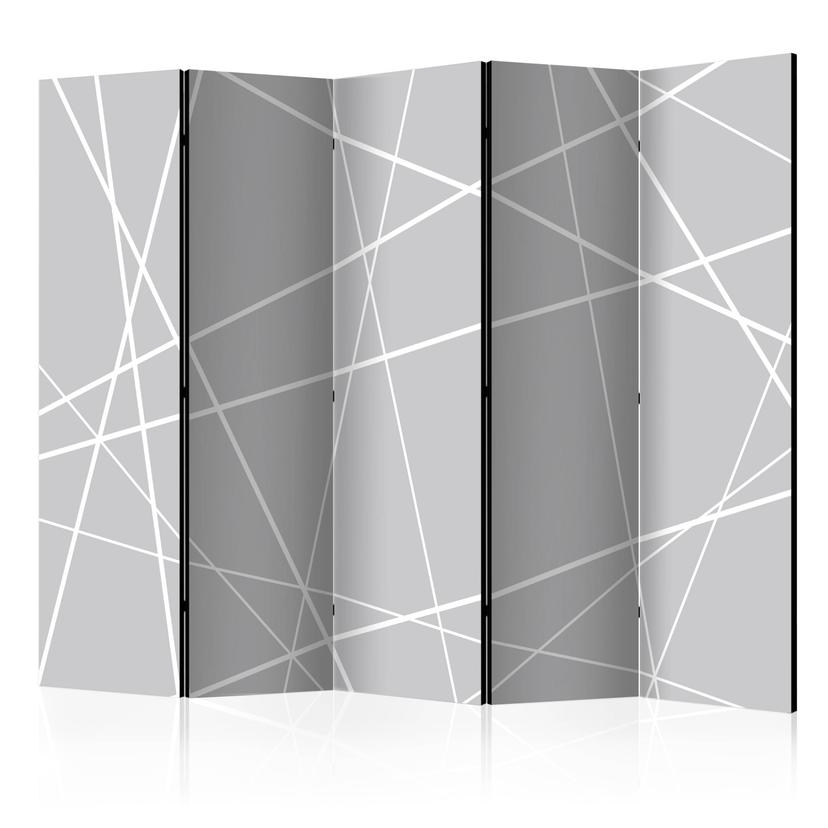 Divisorio per sala - Ragnatela moderna, 3 pezzi