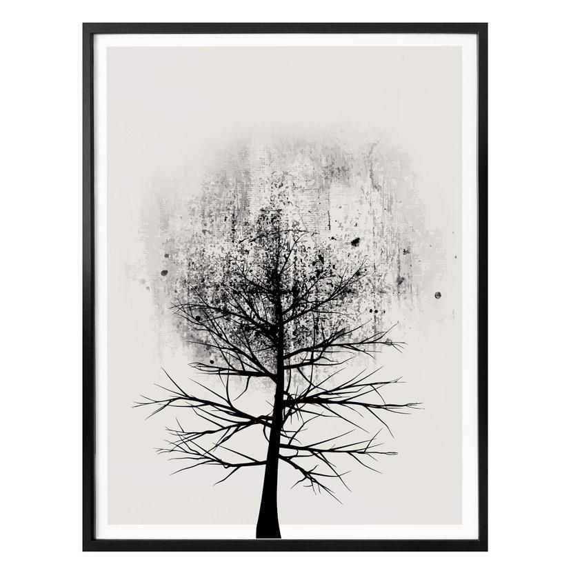 Poster Kubistika - Etude d’un arbre 01