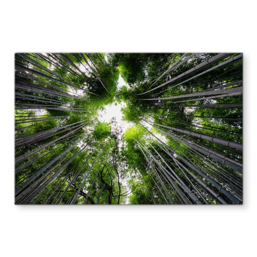 Glasschilderij Hugonnard - Japanese Forest
