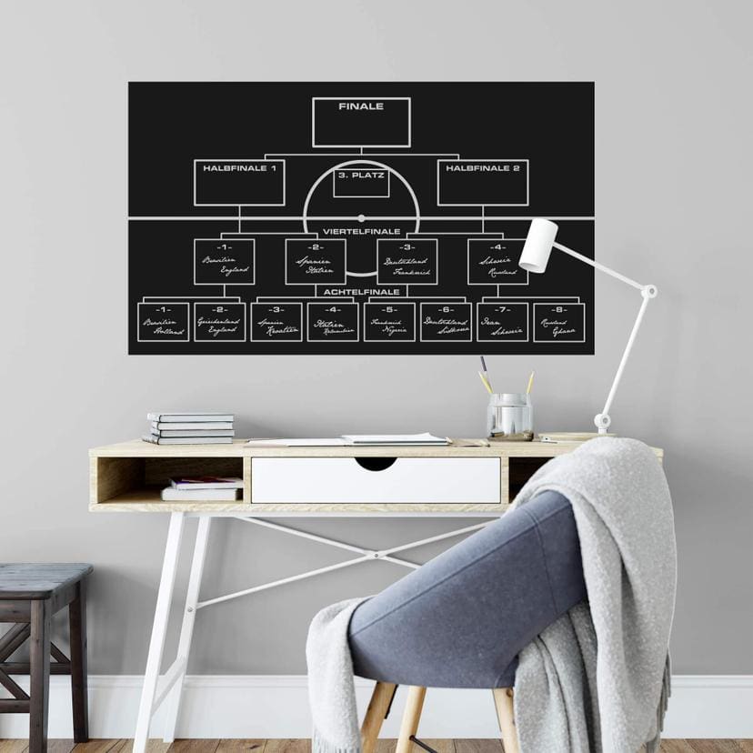 Wandtattoo Spielplan