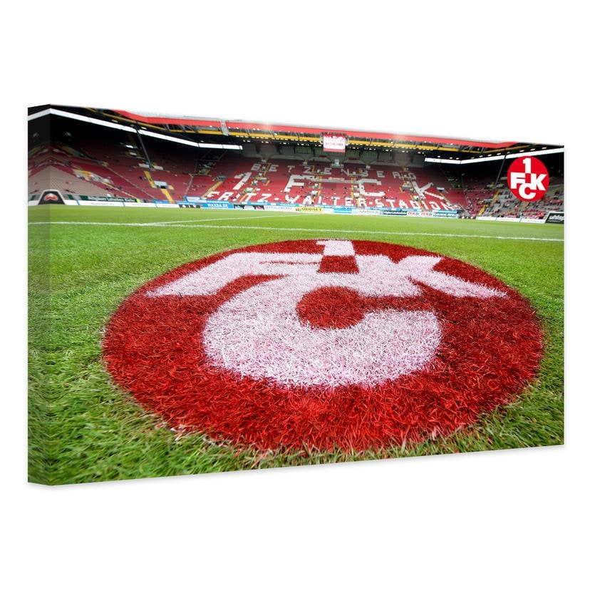Lienzo 1. FC Kaiserslautern - Logotipo del césped