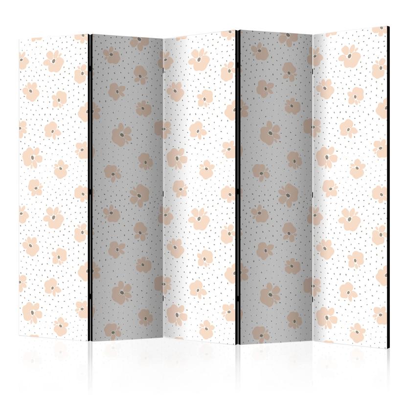 Schermo divisorio - Fiori di bambini, 3 pezzi