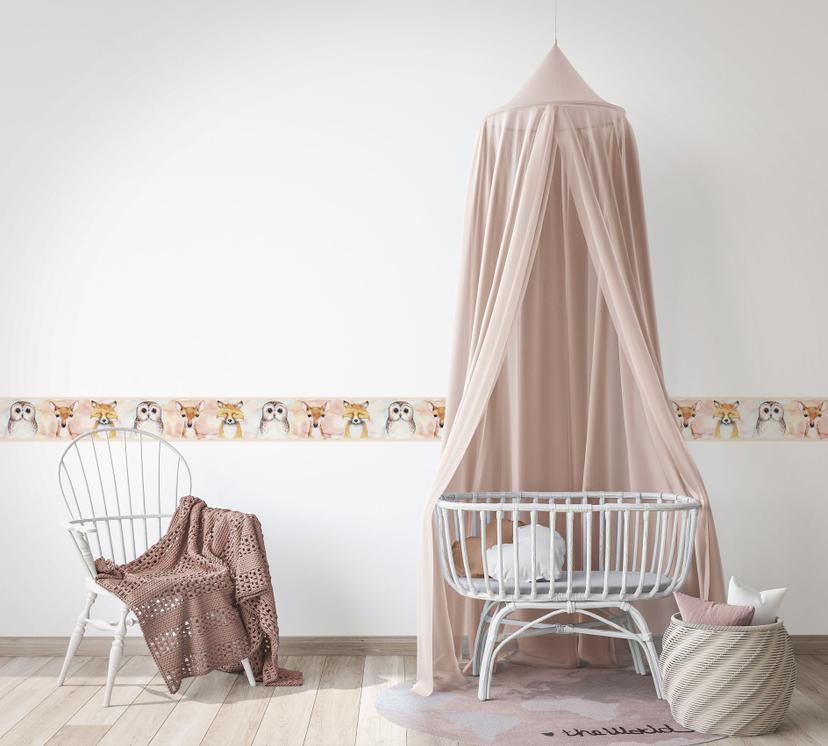 Carta da parati, vello Pareti per bambini beige, multicolore
